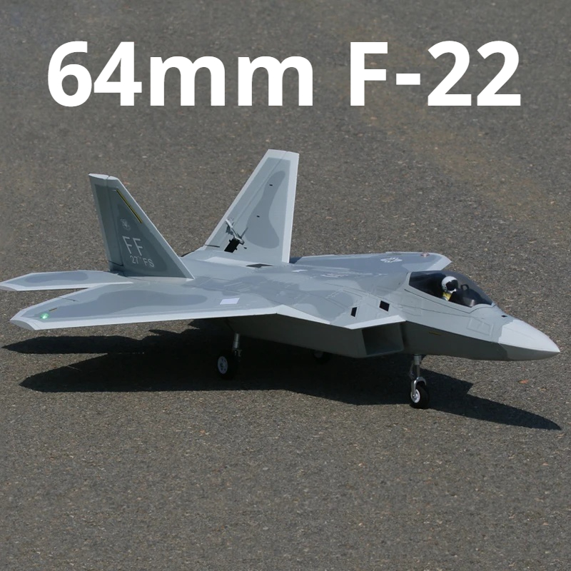 Power Tools World - F22 64mm Ducted Remote-Controlled Model Aircraft
