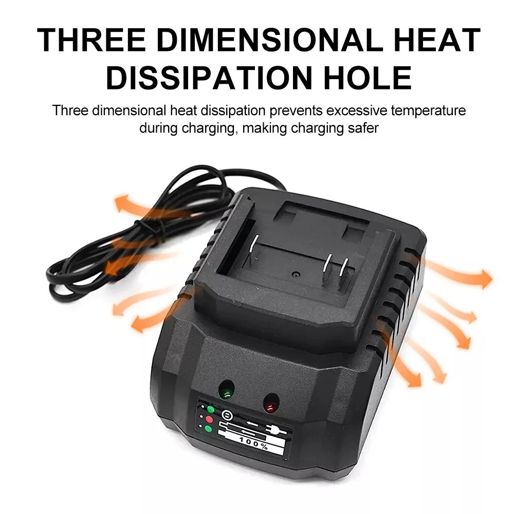 Li-ion Battery Charger 18V 21V - Power Tools Impact Wrench recension och pris