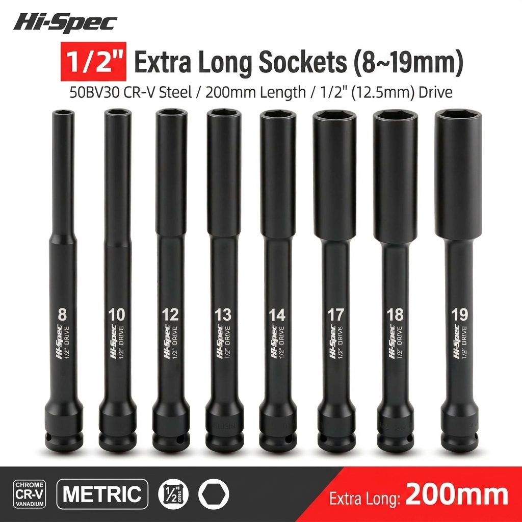 1/2 Inch Drive Extra Long Impa - Power Tools Impact Wrench recension och pris