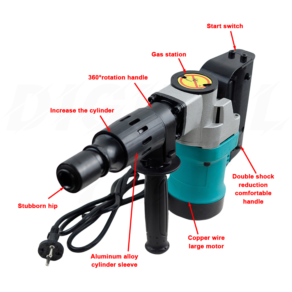 1200W Heavy Duty Electric Hamm - Power Tools In Construction recension och pris