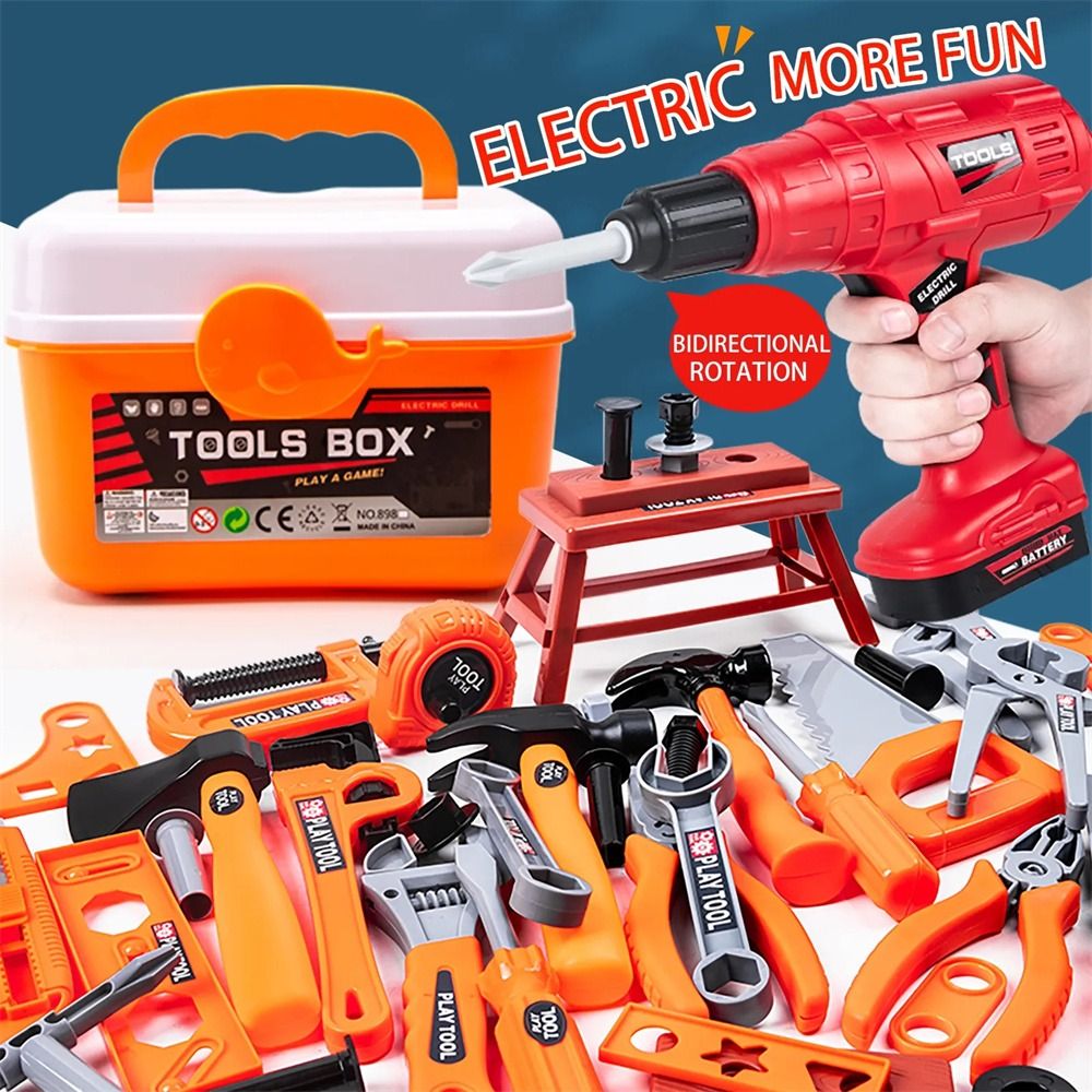 Electric Toy Drill Repair Tool - Power Tools In Construction recension och pris