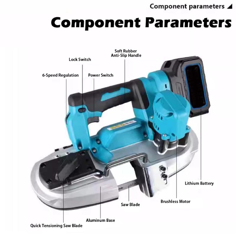 490W Portable Brushless Band S - Power Tools Portable recension och pris