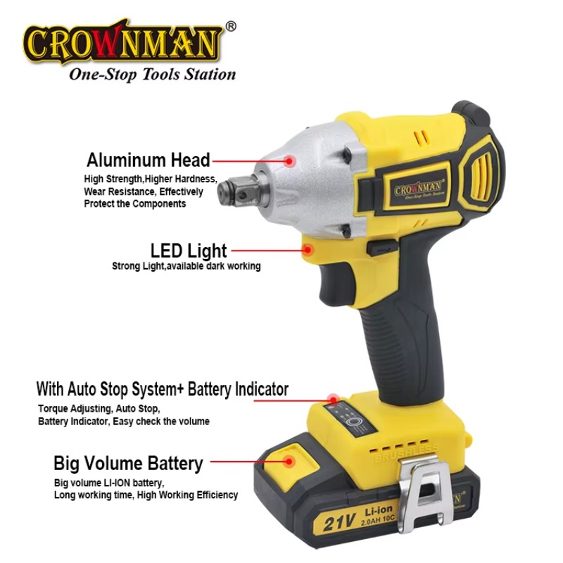 Power Tools Brushless Cordless - Power Tools Impact Wrench recension och pris