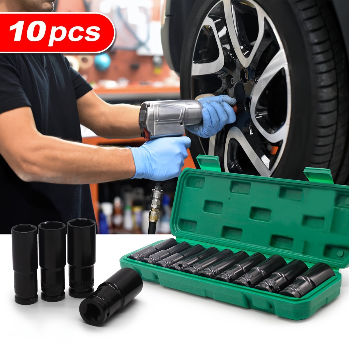 10pcs 1/2 Inch 8-24mm Power So - Power Tools Impact Wrench recension och pris